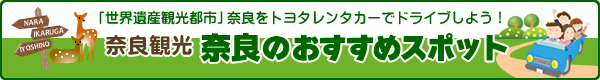 「世界遺産観光都市」奈良をトヨタレンタカーでドライブしよう！奈良観光　奈良のおすすめスポット